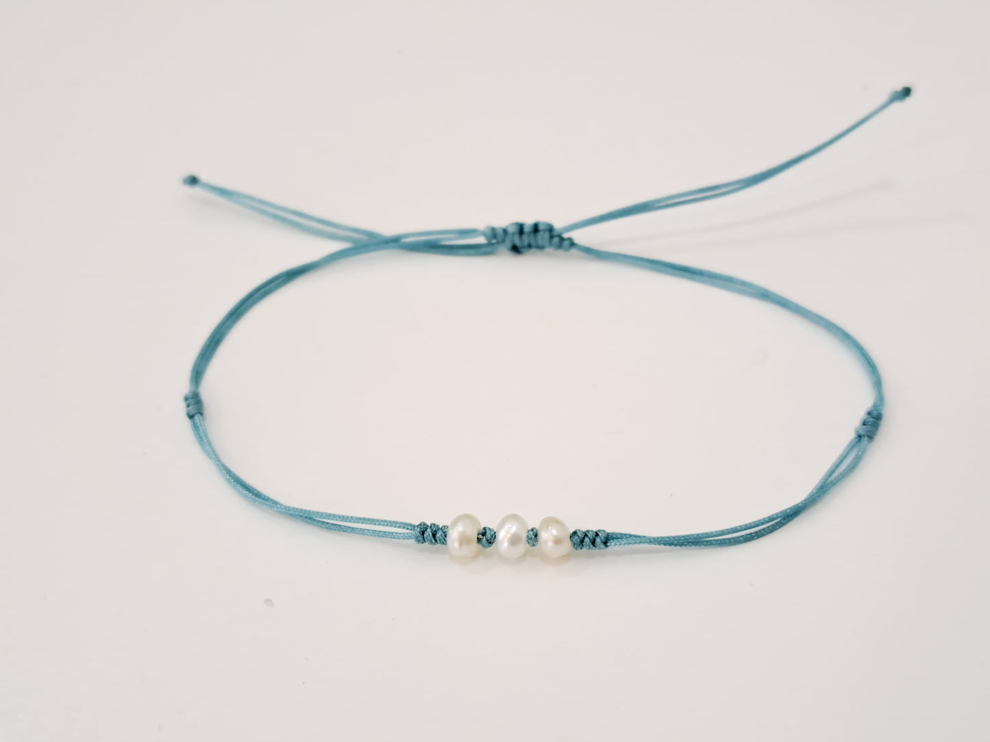 TinyOm Jewellery - Pearls on Thread Bracelet