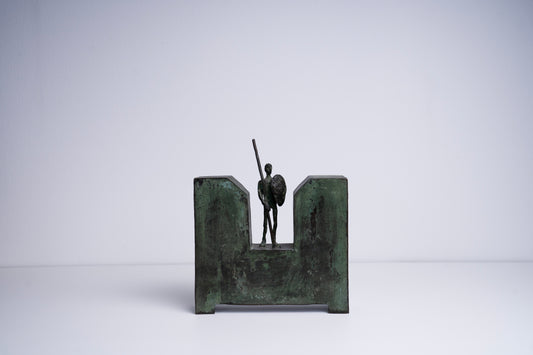 The warrior sculpture