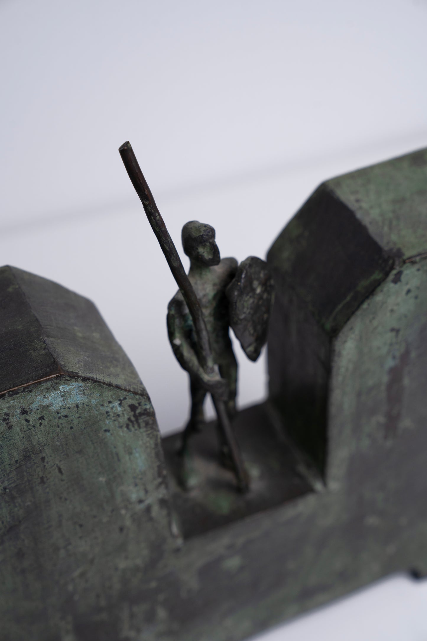 The warrior sculpture