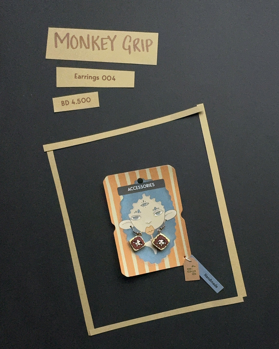 Monkey Grip Earrings