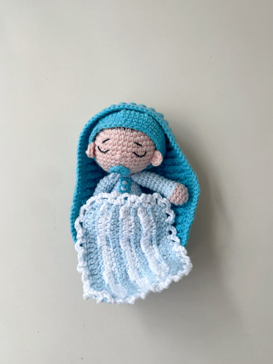 Sleeping Boy Crochet Doll