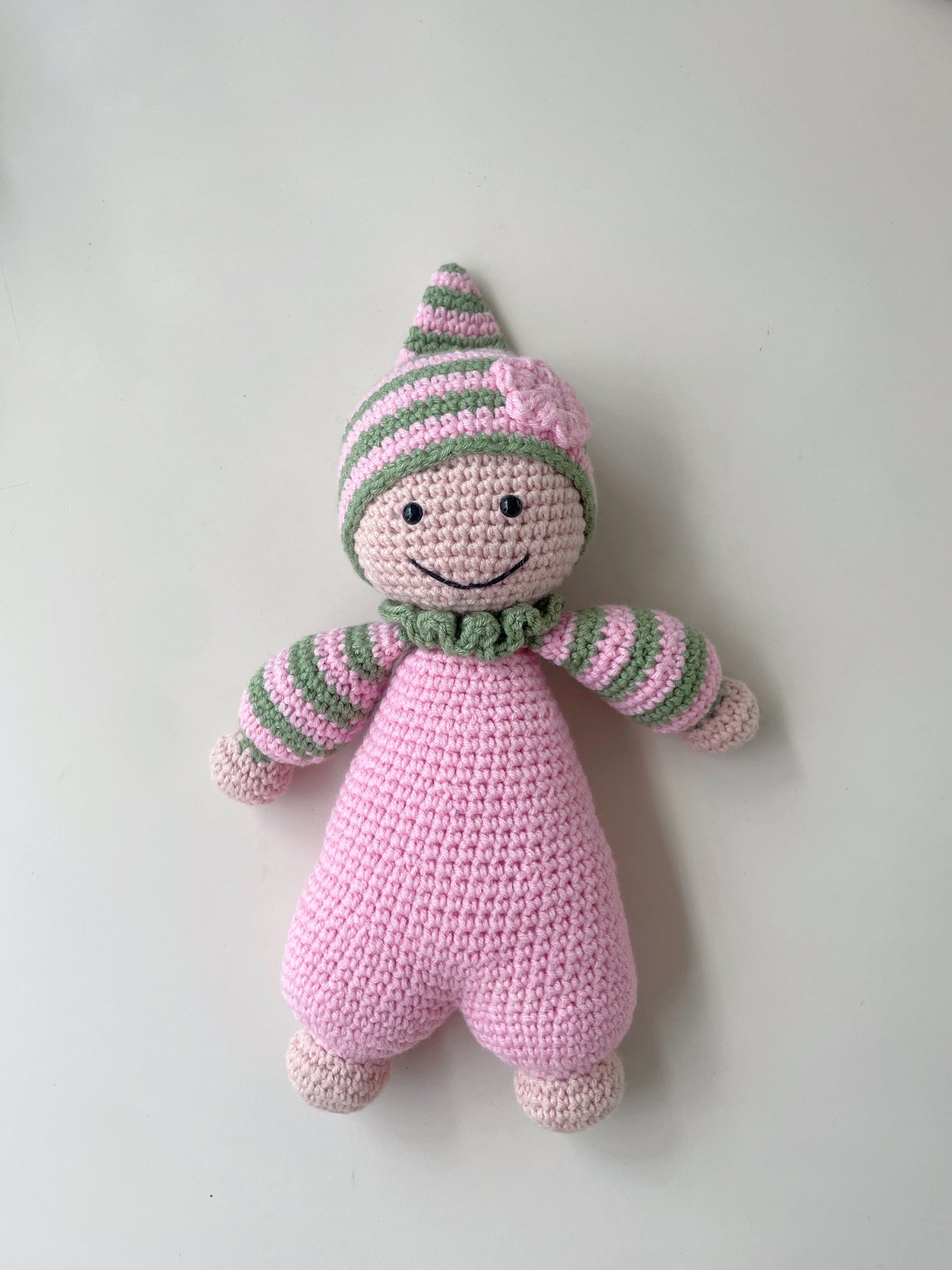 Pink Crochet Doll