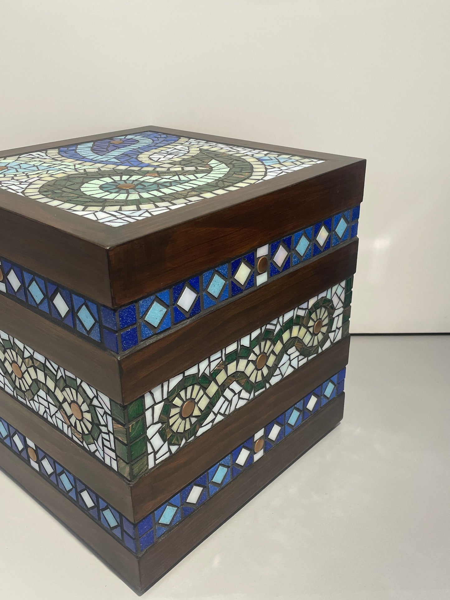 Side table by Patsi Holocombe