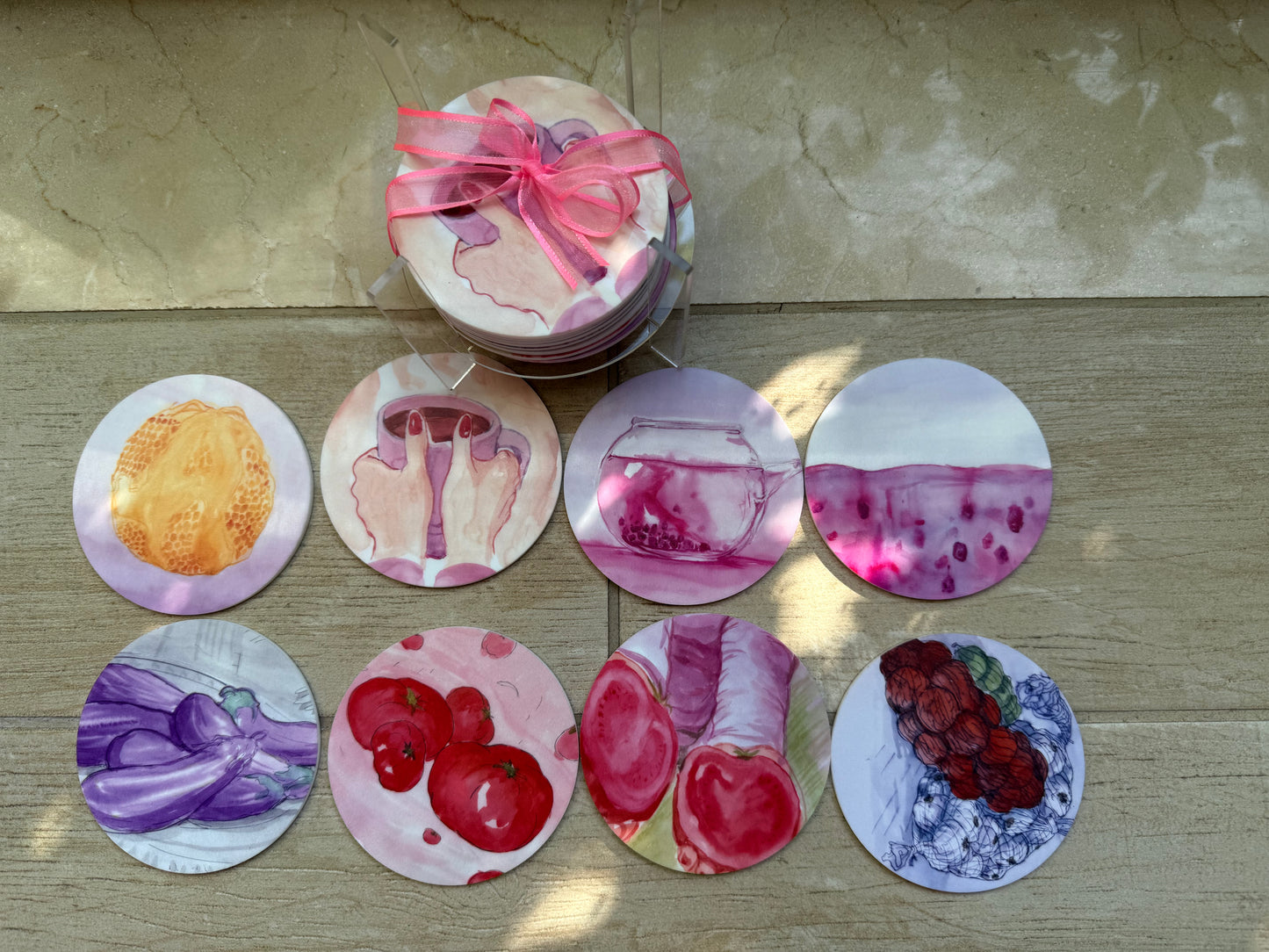 An Imaginary Place called Home - Coasters set