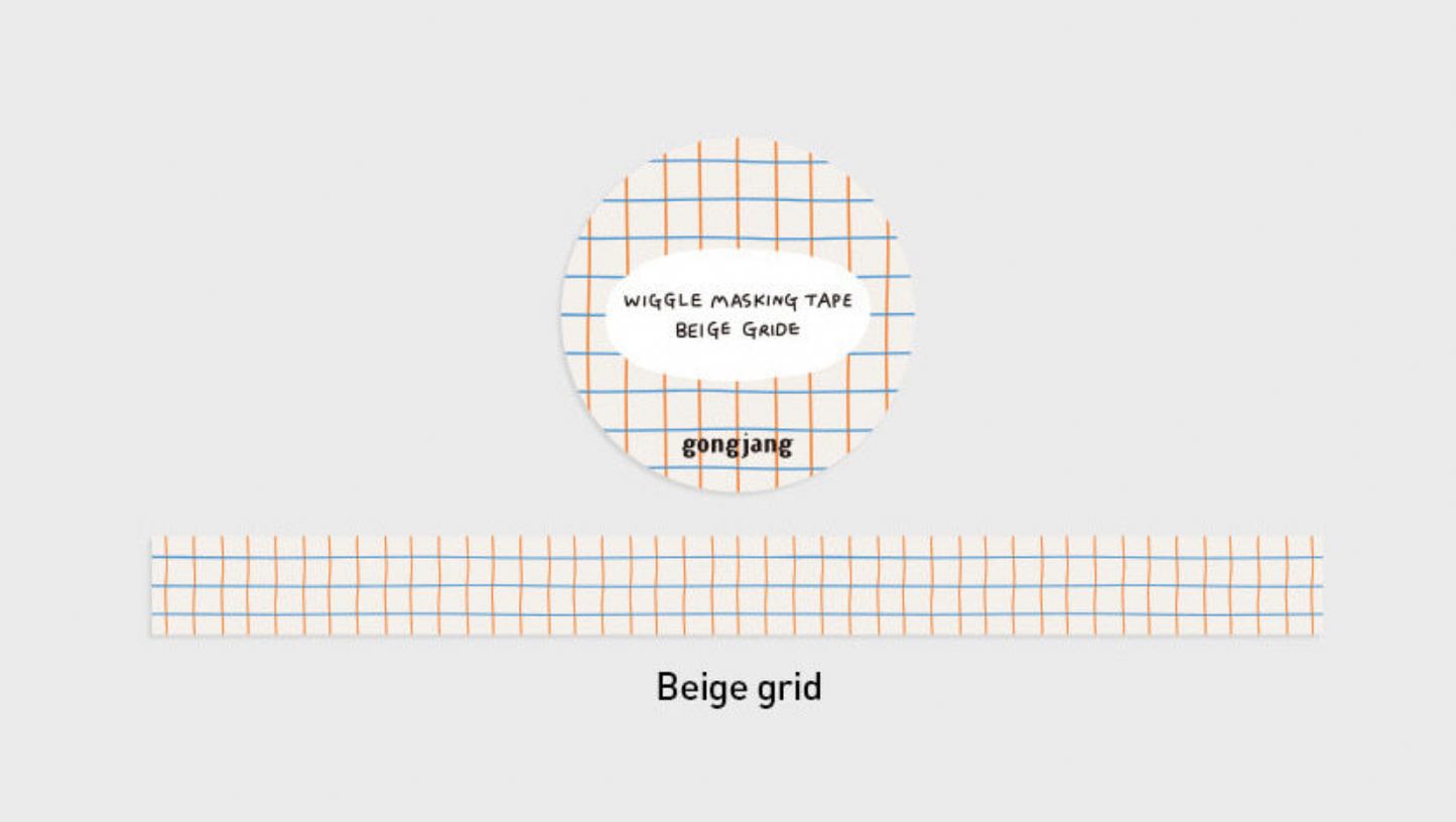 Wiggle Washi Masking Tape