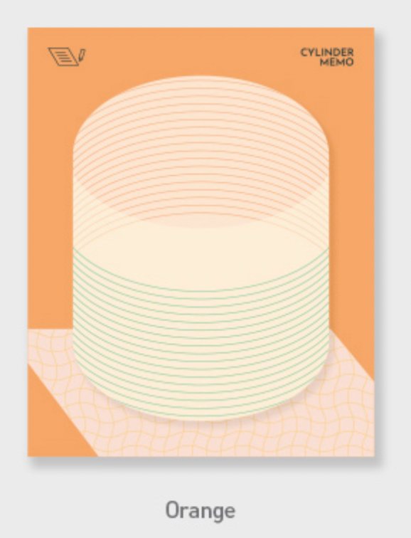 Cylinder Sticky Memo