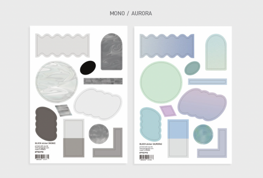 Block Sticker Set