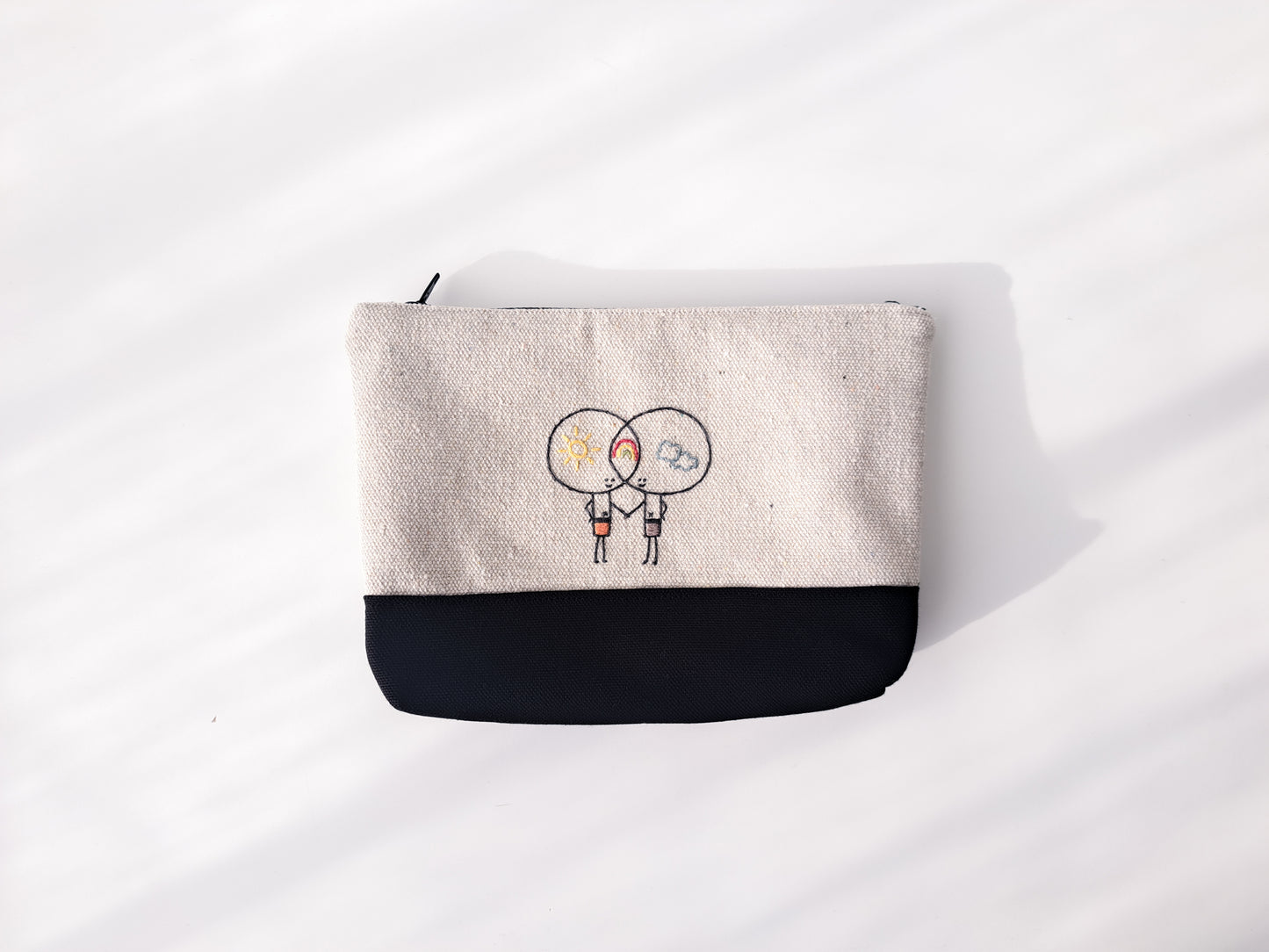 TinyOm Embroidered Pouches