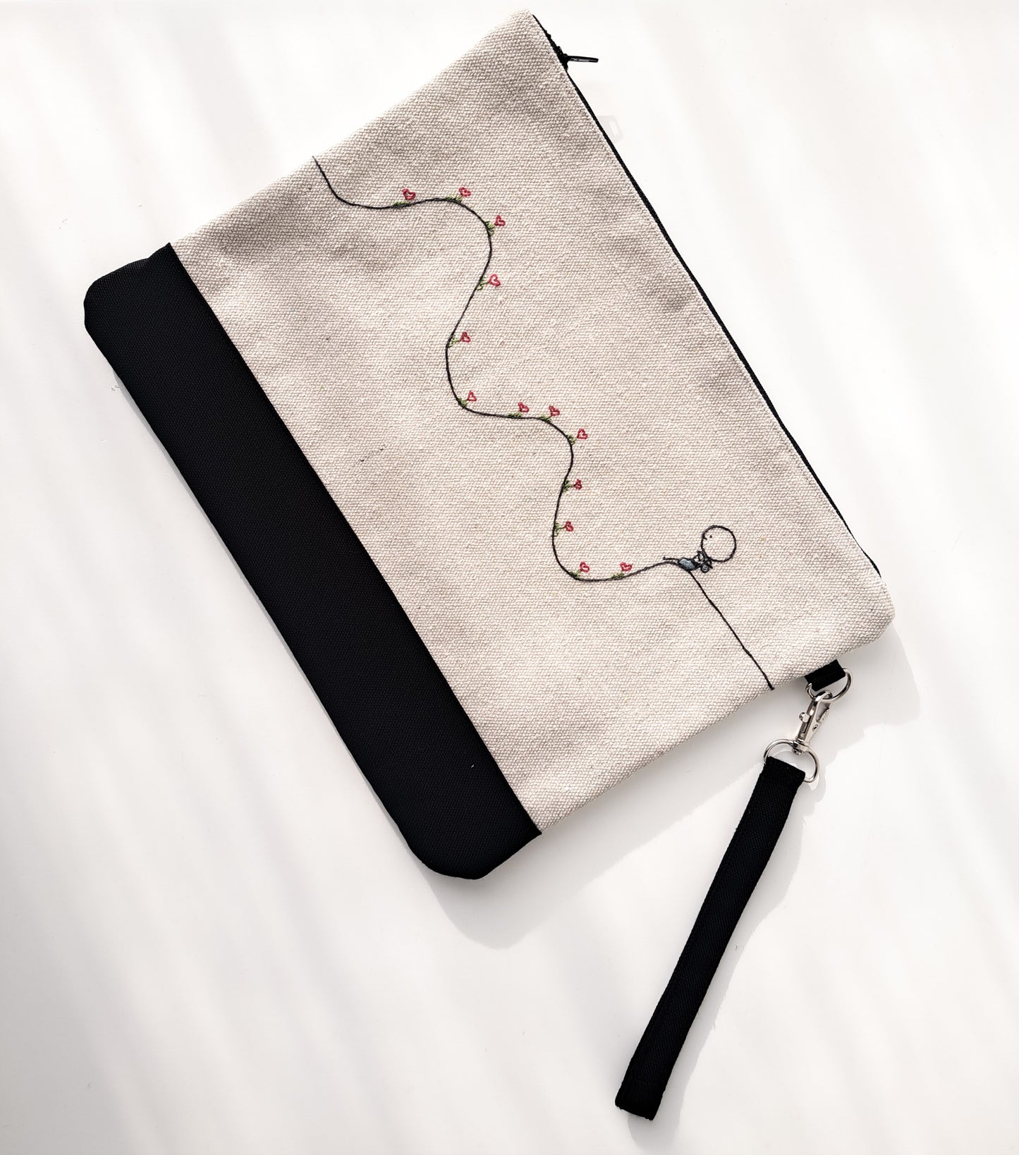 TinyOm Embroidered Pouches