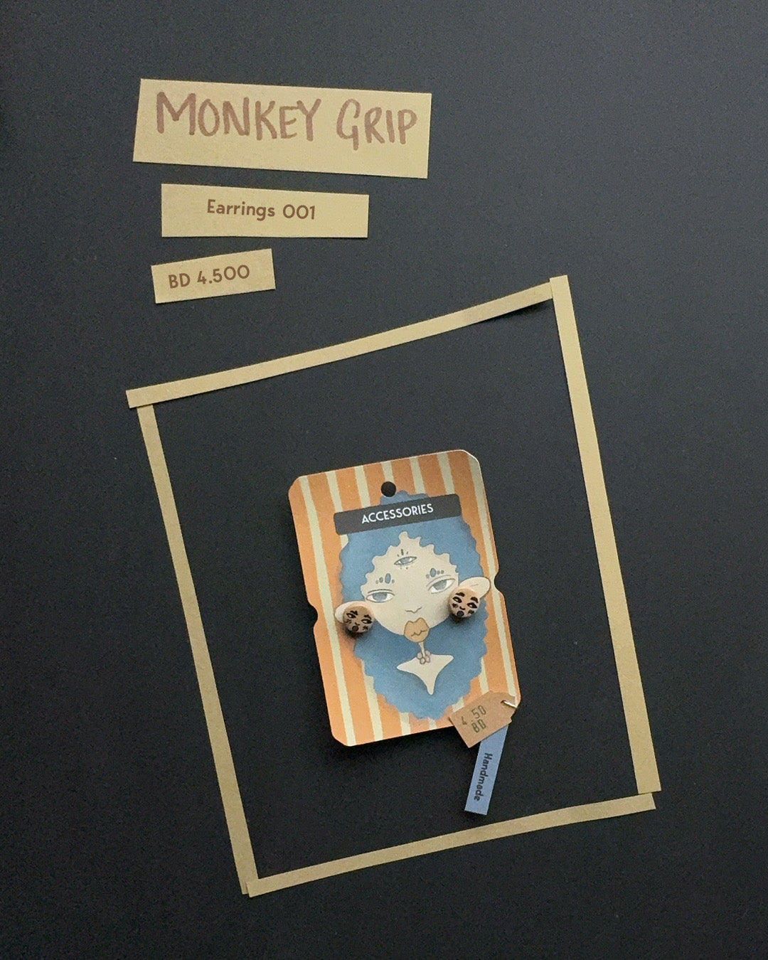 Monkey Grip Earrings