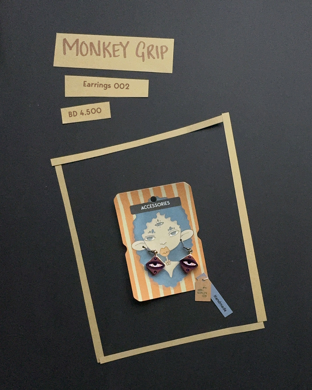 Monkey Grip Earrings