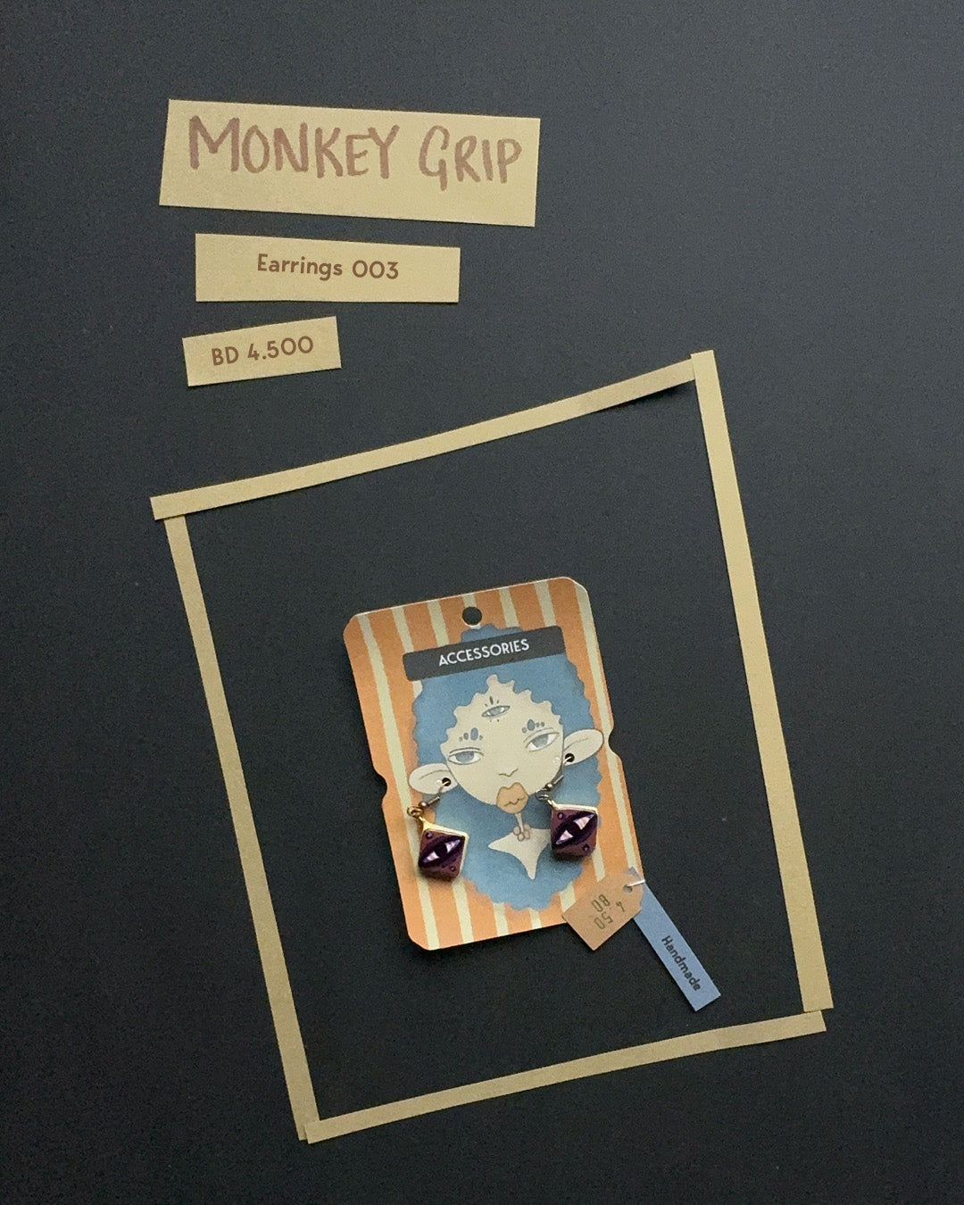 Monkey Grip Earrings