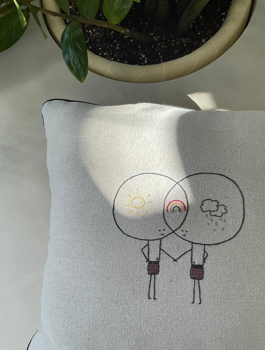 Rainbow me' Cushion