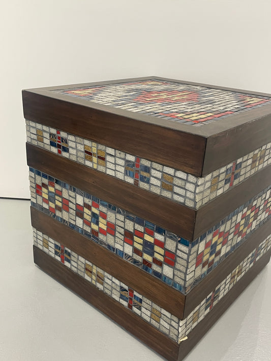 Side table by Patsi Holocombe