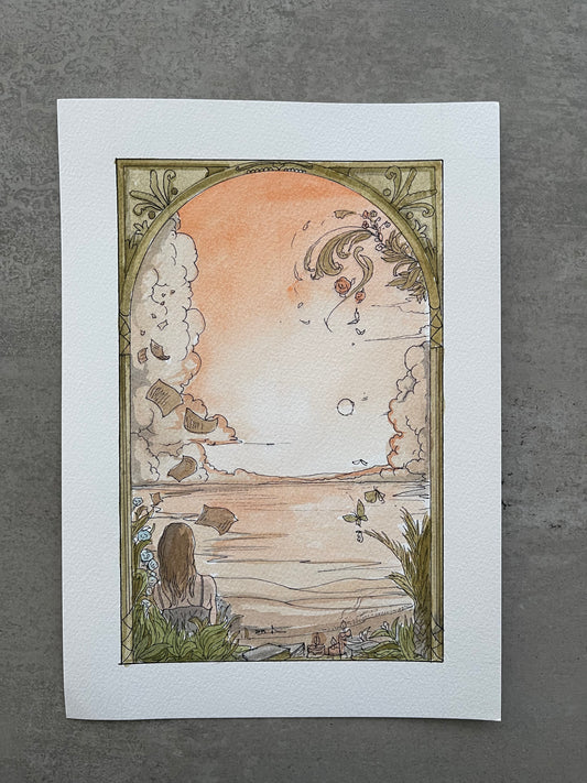 An Imaginary Place Called Home - Watercolor Painting 5