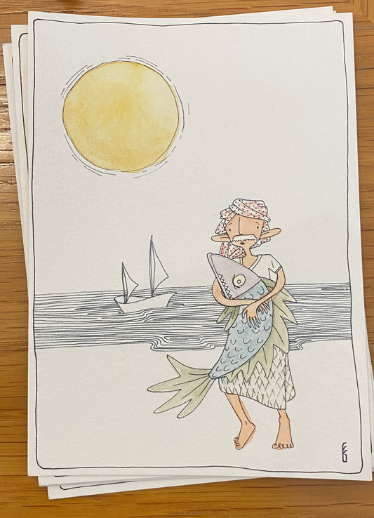 Monkey Grip Postcard