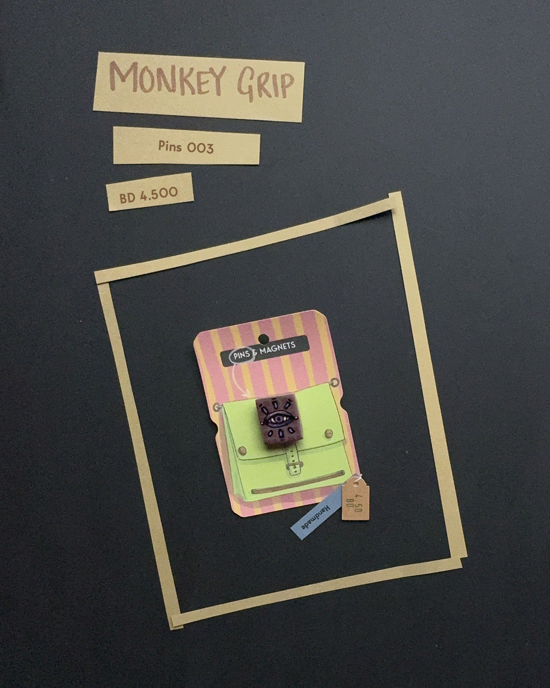 Monkey Grip Pins