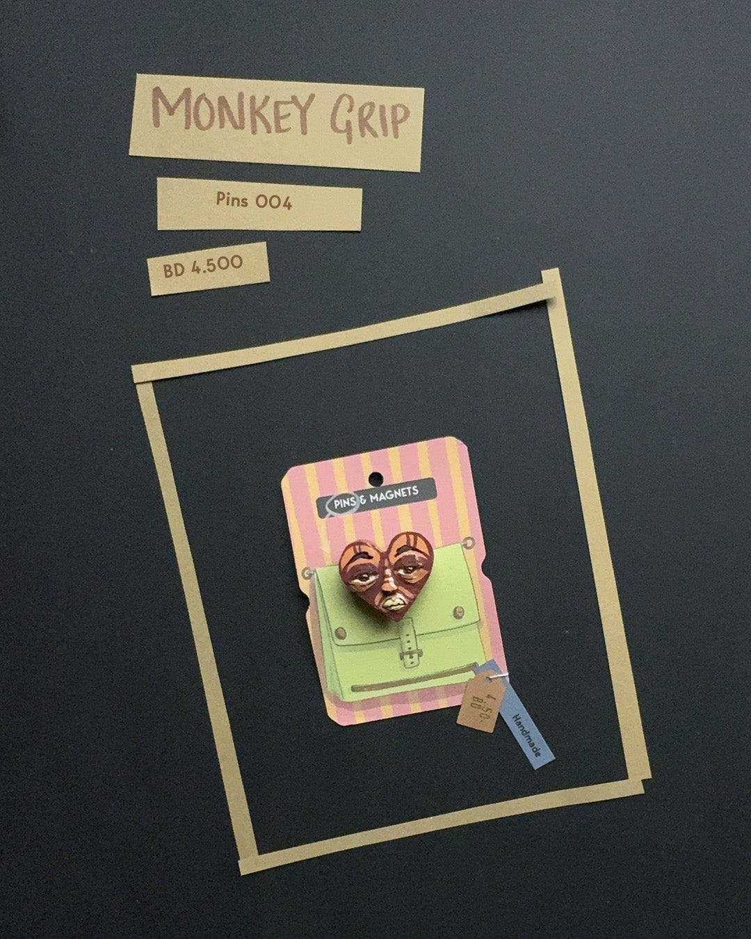 Monkey Grip Pins