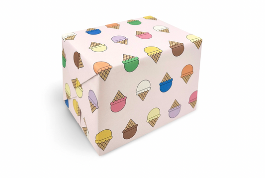 Tiny East Redfries Icecream Giftwrap