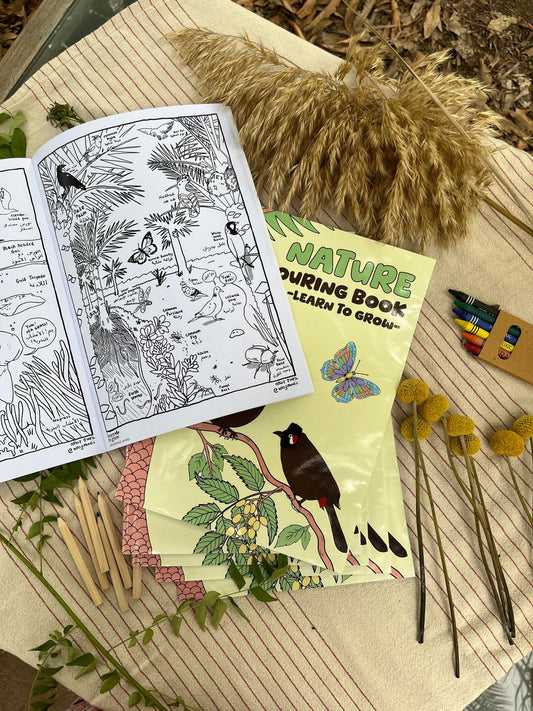 Learn to grow colouring book